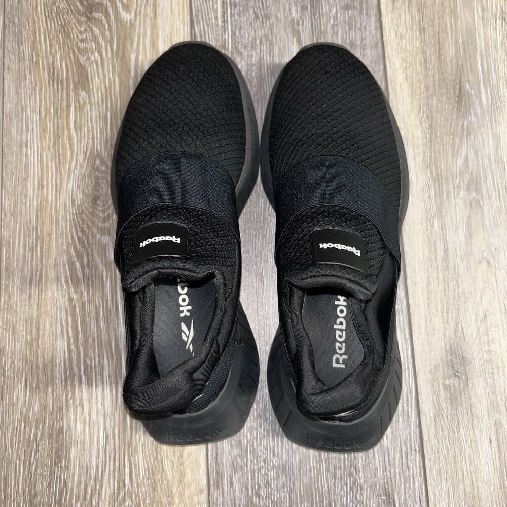 Reebok Lite Slip On 2.0 Women's US Size 8 Black Running Sneaker Shoes GY5908 - Picture 8 of 11